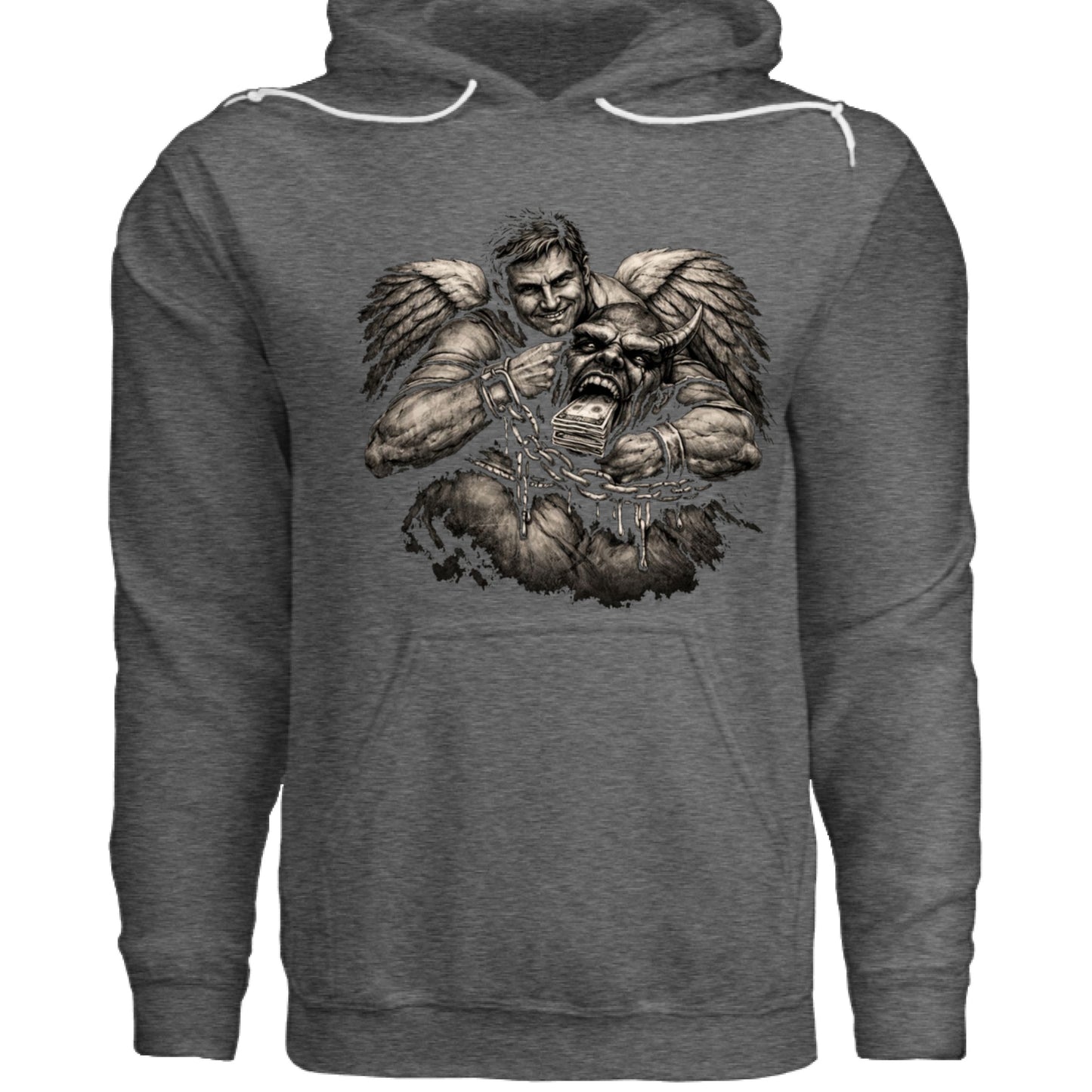 DK GRAY HEATHER - FRONT