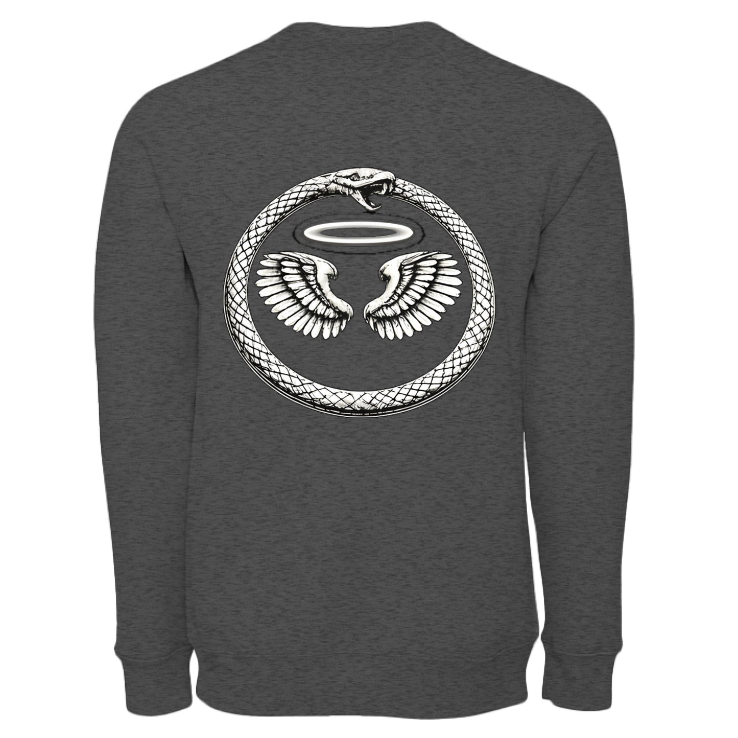 DARK GREY HEATHER - BACK