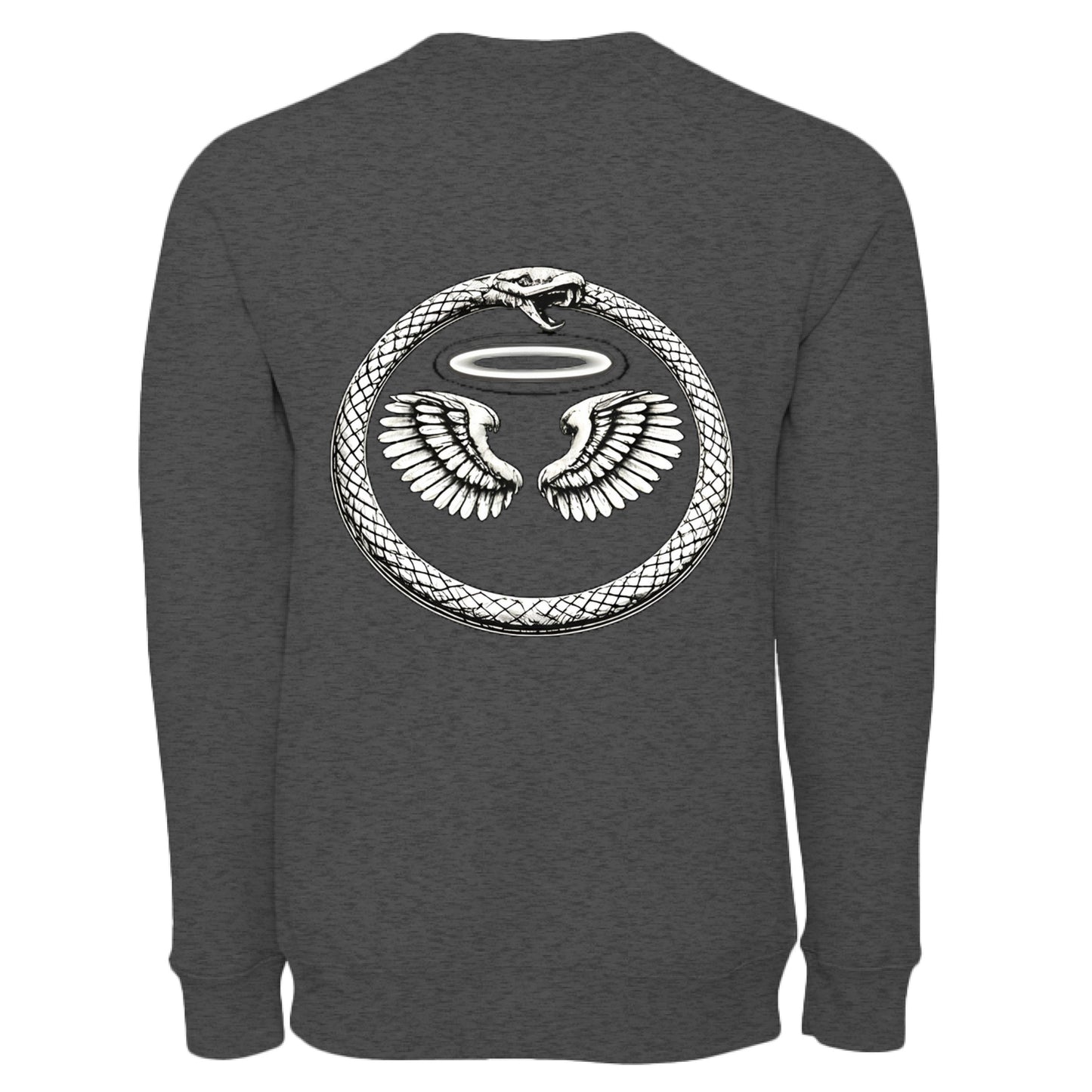 DARK GREY HEATHER - BACK